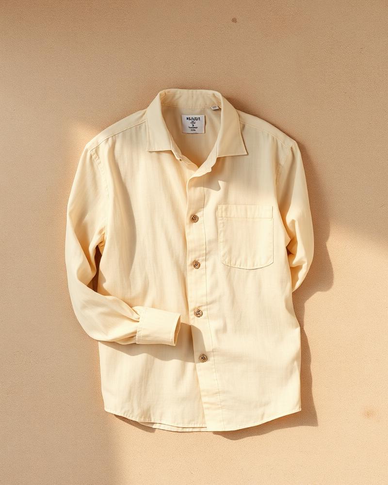 Sand Linen Overshirt