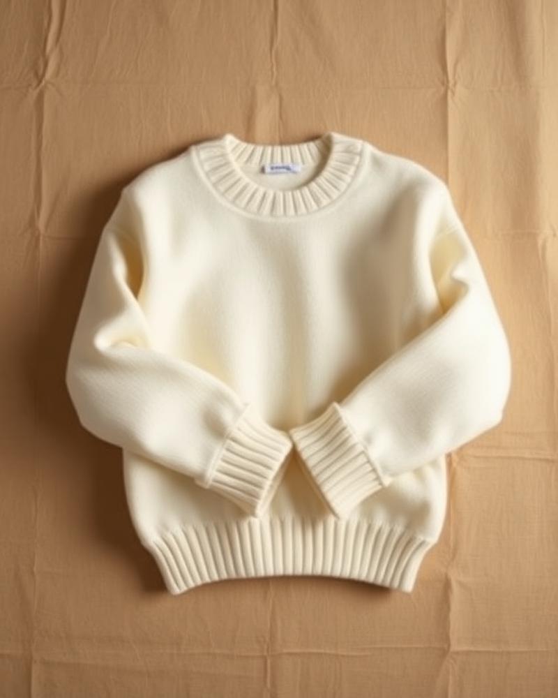 Cream Fisherman Knit